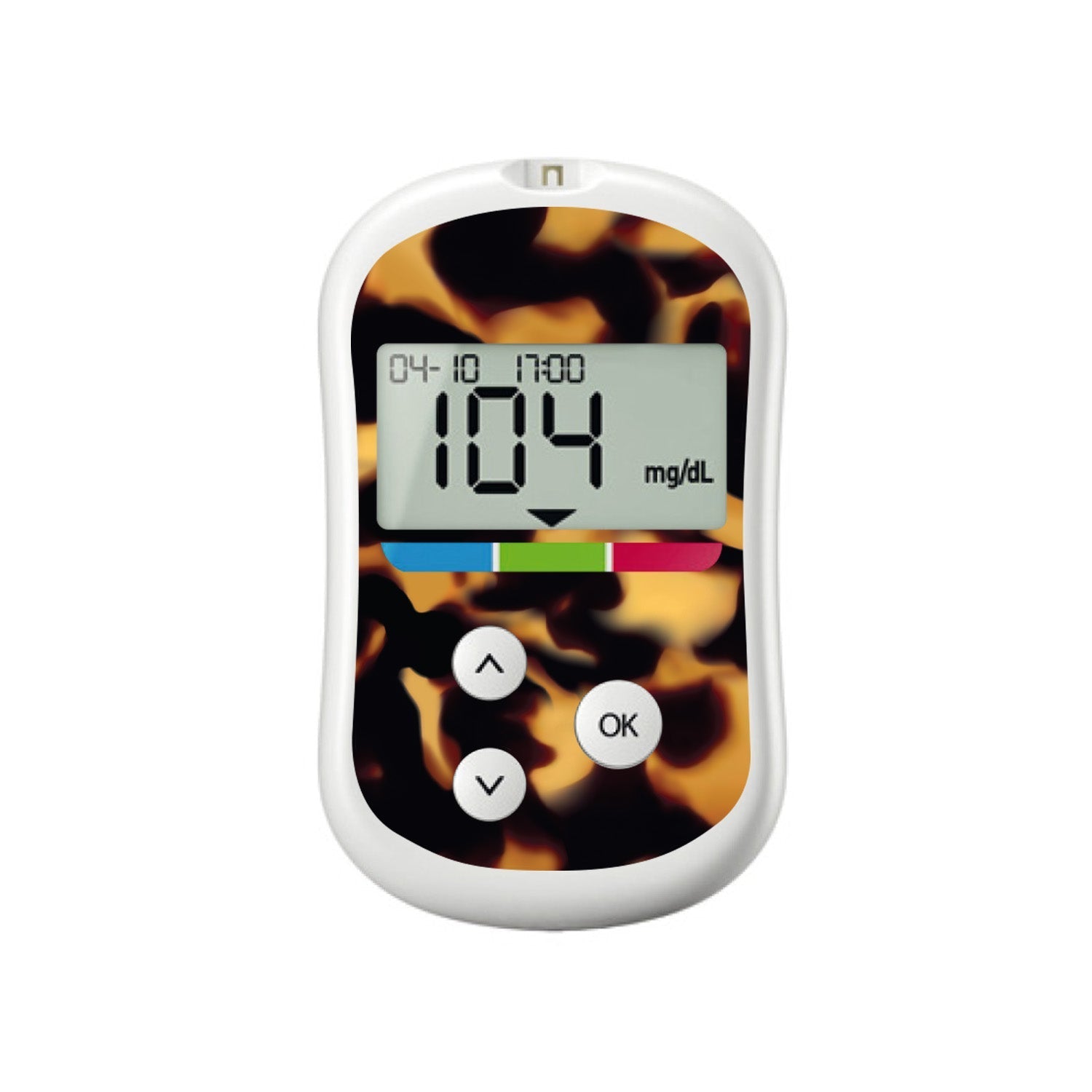 Tortoise Shell for OneTouch Verio Flex Glucometer Tortoise Shell for OneTouch Verio Flex Glucometer