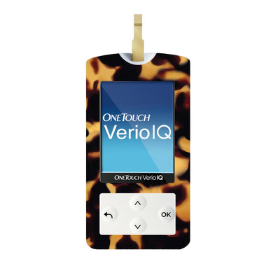 Tortoise Shell for OneTouch Verio IQ Glucometer Tortoise Shell for OneTouch Verio IQ Glucometer