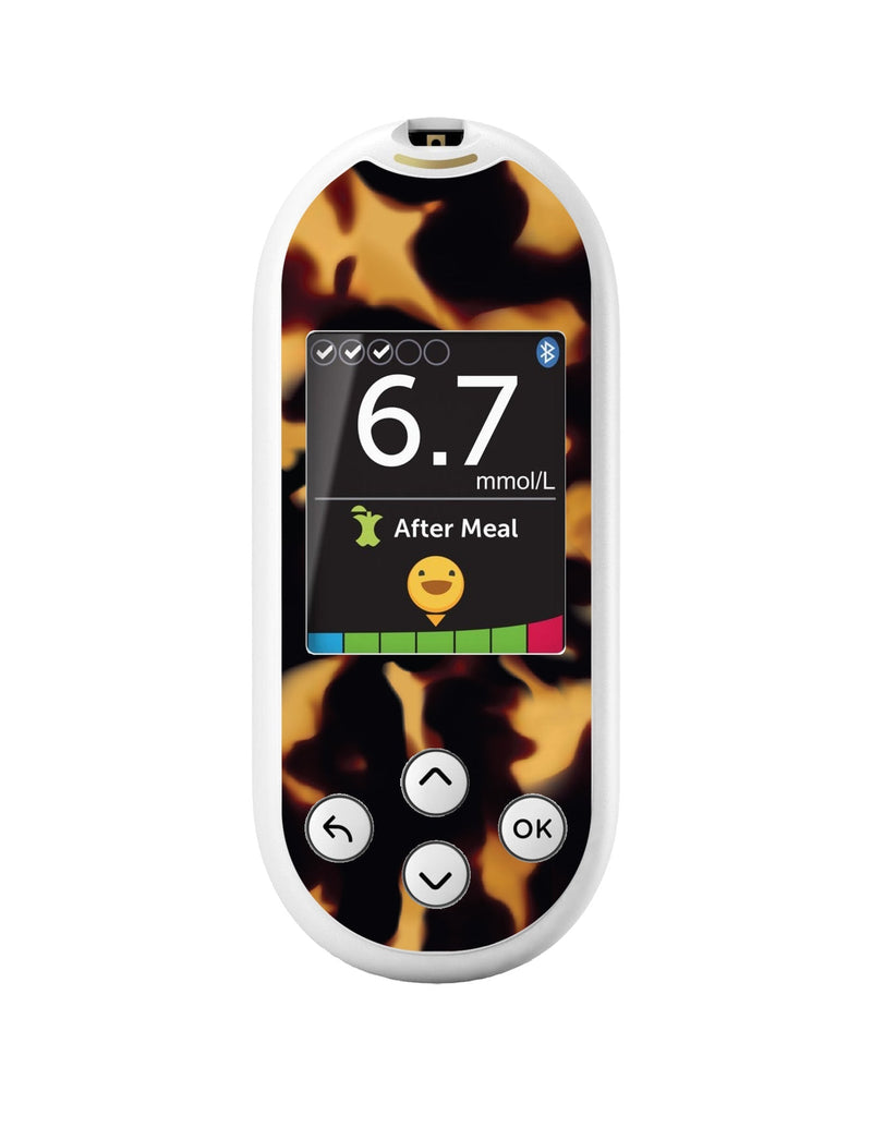 Tortoise Shell for OneTouch Verio Reflect Glucometer Tortoise Shell for OneTouch Verio Reflect Glucometer