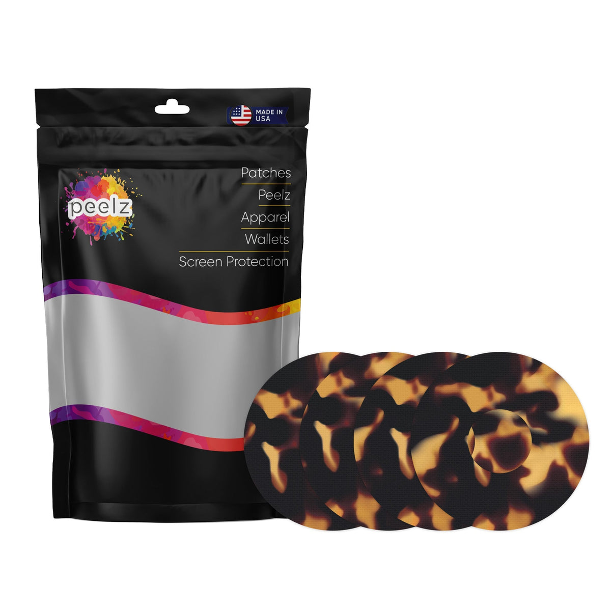 Tortoise shell Patch Tape Designed for the FreeStyle Libre 3 Plus & Lingo Tortoise shell Patch Tape Designed for the FreeStyle Libre 3 Plus & Lingo