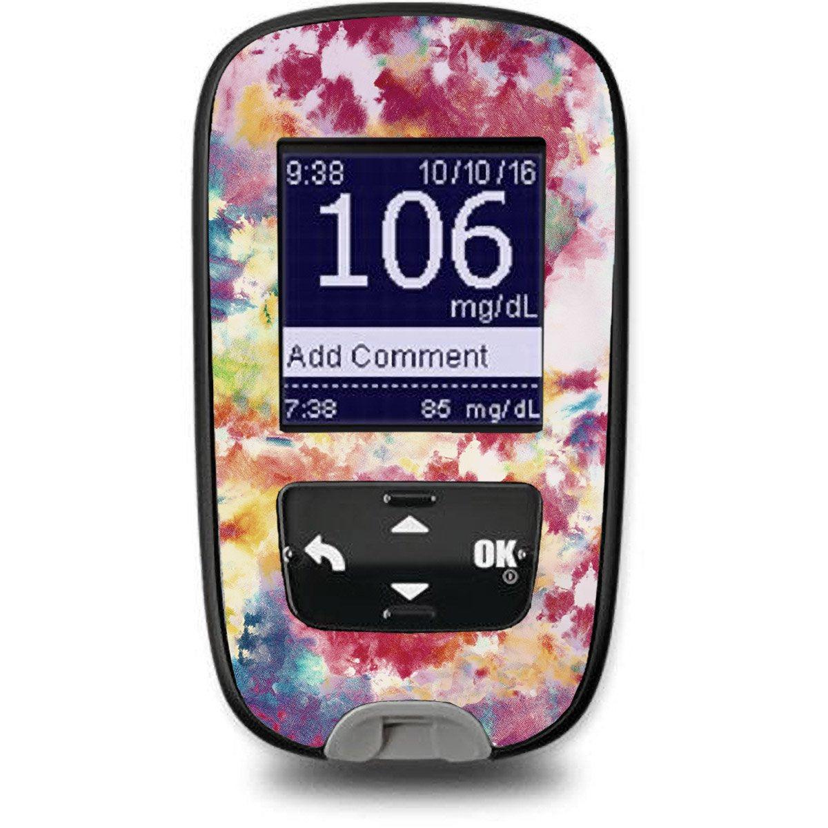 Touch of Tie Dye Sticker for the Accu-Chek Guide Glucometer Touch of Tie Dye Sticker for the Accu-Chek Guide Glucometer