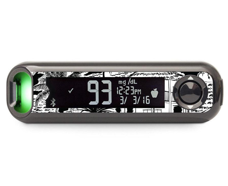 Tropical Sketch Bayer Contour© Next One Glucometer Tropical Sketch Bayer Contour© Next One Glucometer
