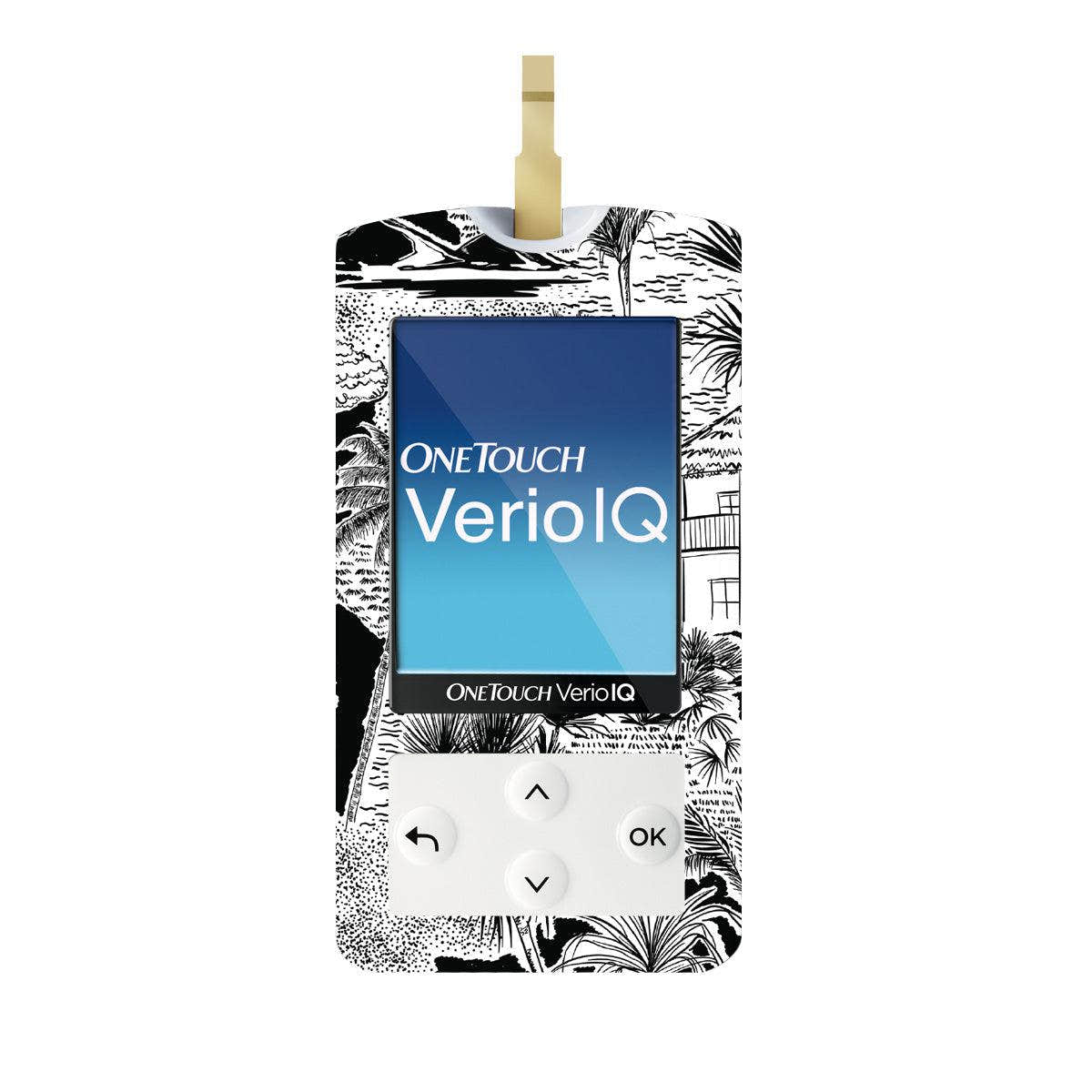 Tropical Sketch for OneTouch Verio IQ Glucometer Tropical Sketch for OneTouch Verio IQ Glucometer