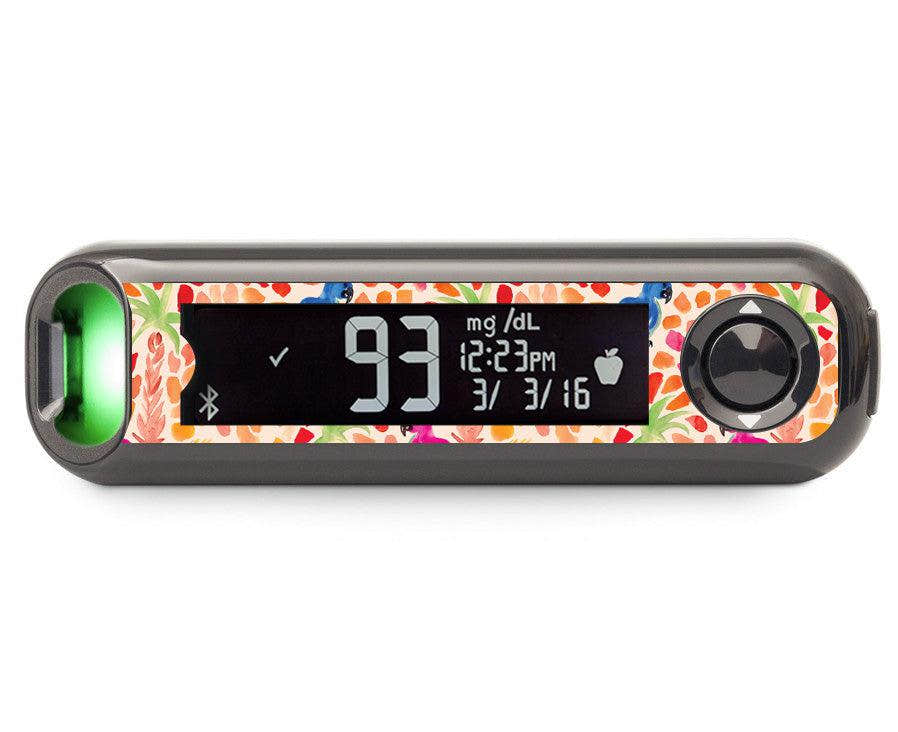 Tropical Watercolor Bayer Contour© Next One Glucometer Tropical Watercolor Bayer Contour© Next One Glucometer