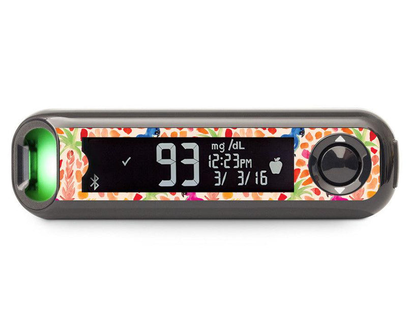 Tropical Watercolor Bayer Contour© Next One Glucometer Tropical Watercolor Bayer Contour© Next One Glucometer