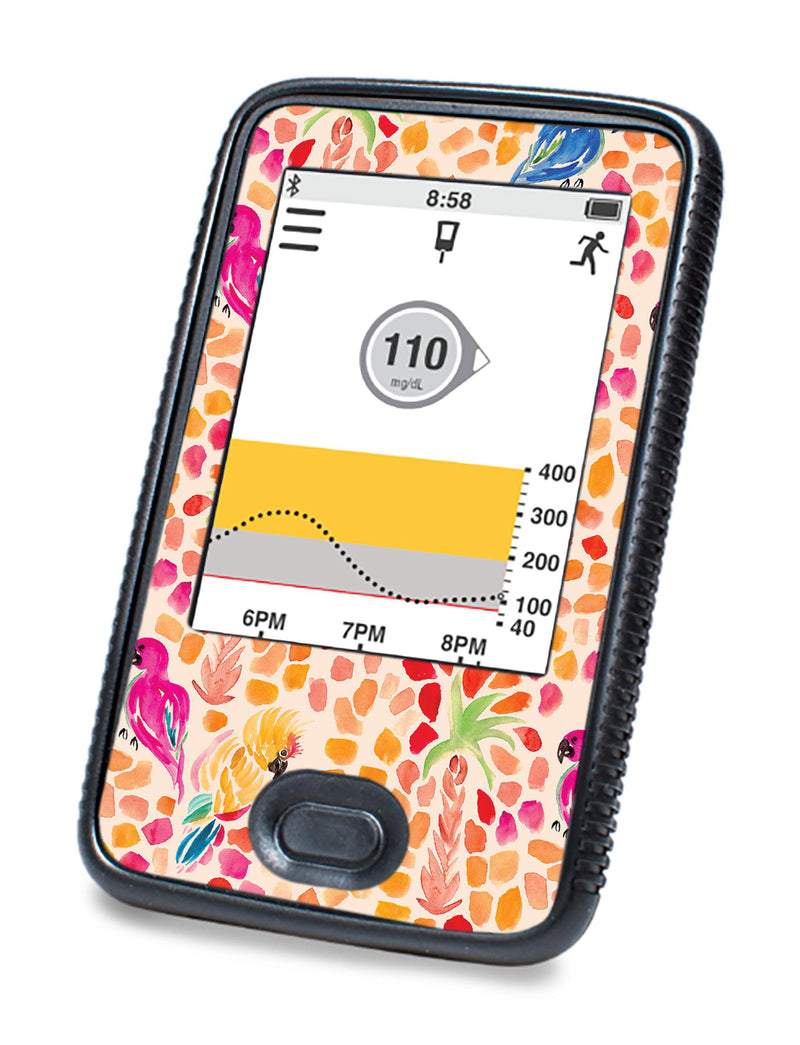 Tropical Watercolor DEXCOM G6 Touchscreen Receiver Tropical Watercolor DEXCOM G6 Touchscreen Receiver