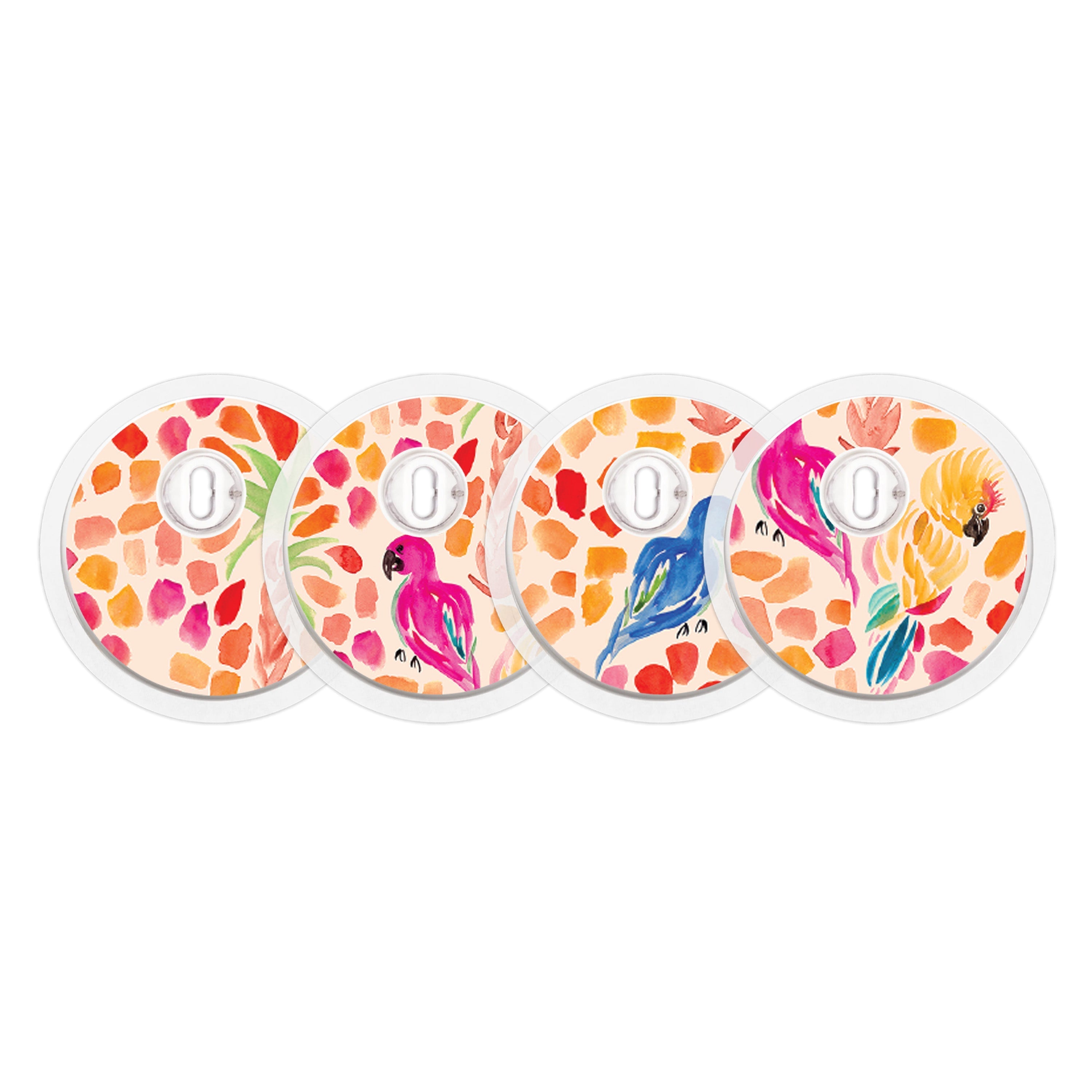 Tropical Watercolor Sticker Designed for the FreeStyle Libre 3 Plus & Lingo Sensor Tropical Watercolor Sticker Designed for the FreeStyle Libre 3 Plus & Lingo Sensor