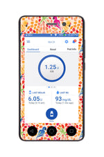 Tropical Watercolor Sticker for Omnipod DASH® PDM – Pump Peelz Tropical Watercolor Sticker for Omnipod DASH® PDM – Pump Peelz
