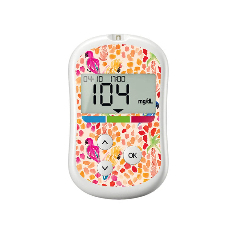 Tropical Watercolor for OneTouch Verio Flex Glucometer Tropical Watercolor for OneTouch Verio Flex Glucometer