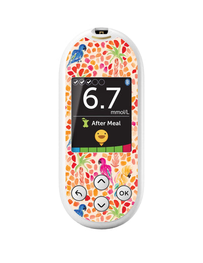 Tropical Watercolor for OneTouch Verio Reflect Glucometer Tropical Watercolor for OneTouch Verio Reflect Glucometer