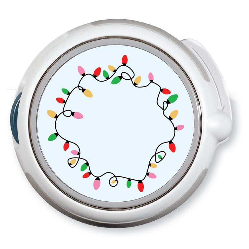CF Holiday Lights twiist™ Automated Insulin Delivery System Stickers - Pump Peelz CF Holiday Lights twiist™ Automated Insulin Delivery System Stickers - Pump Peelz