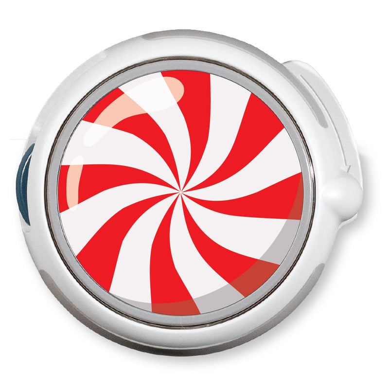 CF Holiday Peppermint twiist™ Automated Insulin Delivery System Stickers - Pump Peelz CF Holiday Peppermint twiist™ Automated Insulin Delivery System Stickers - Pump Peelz