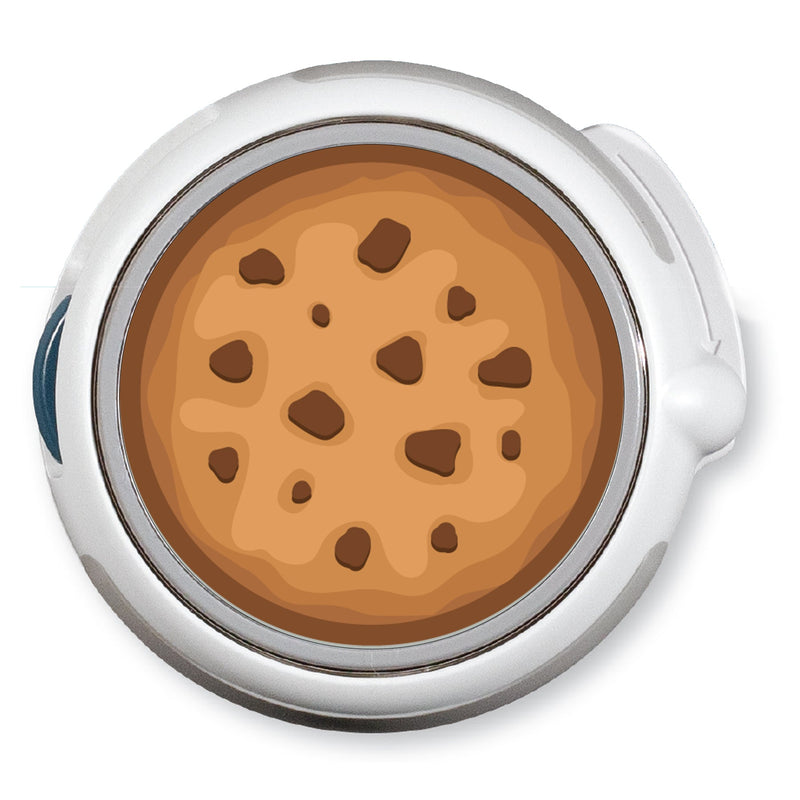 CF Chocolate Chip Cookie twiist™ Automated Insulin Delivery System Stickers - Pump Peelz CF Chocolate Chip Cookie twiist™ Automated Insulin Delivery System Stickers - Pump Peelz