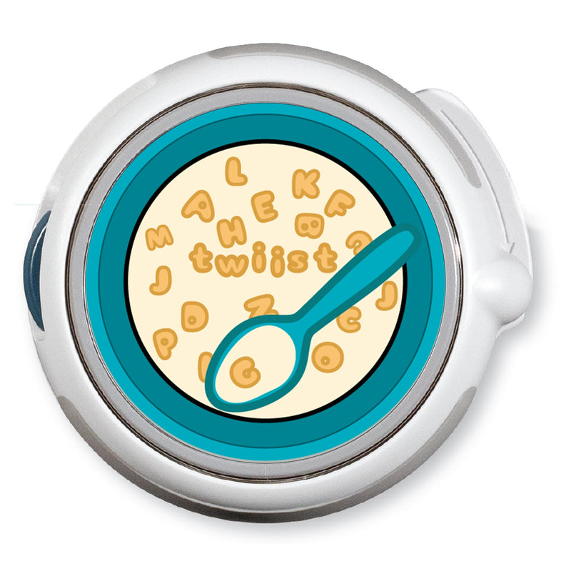 CF Cereal twiist™ Automated Insulin Delivery System Stickers - Pump Peelz CF Cereal twiist™ Automated Insulin Delivery System Stickers - Pump Peelz