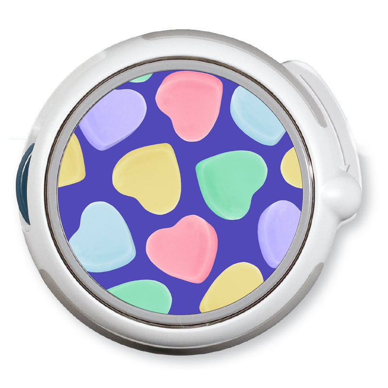 Candy Hearts twiist™ Automated Insulin Delivery System Stickers - Pump Peelz Candy Hearts twiist™ Automated Insulin Delivery System Stickers - Pump Peelz