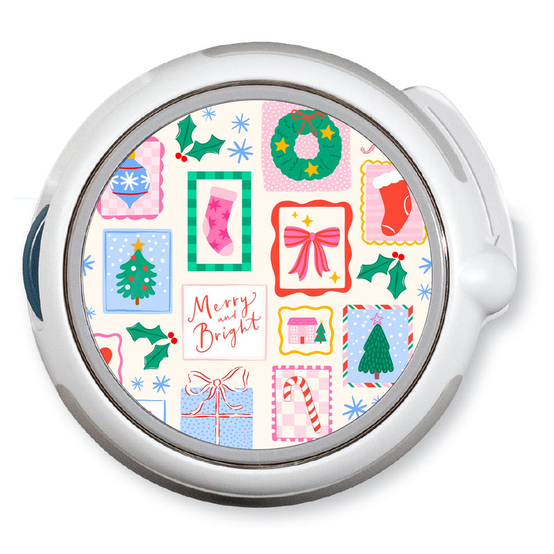 Holiday Greetings twiist™ Automated Insulin Delivery System Stickers - Pump Peelz Holiday Greetings twiist™ Automated Insulin Delivery System Stickers - Pump Peelz
