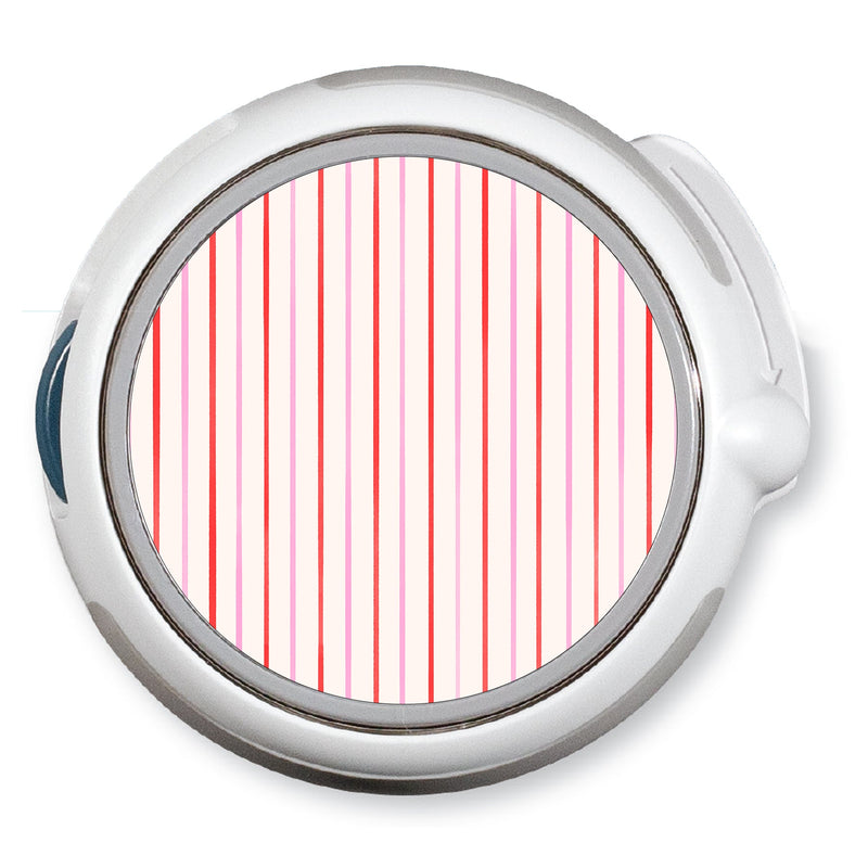 Peppermint Stripes twiist™ Automated Insulin Delivery System Stickers - Pump Peelz Peppermint Stripes twiist™ Automated Insulin Delivery System Stickers - Pump Peelz