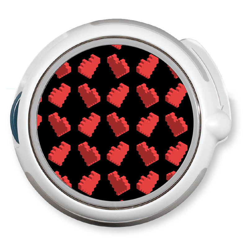 Pixel Hearts twiist™ Automated Insulin Delivery System Stickers - Pump Peelz Pixel Hearts twiist™ Automated Insulin Delivery System Stickers - Pump Peelz