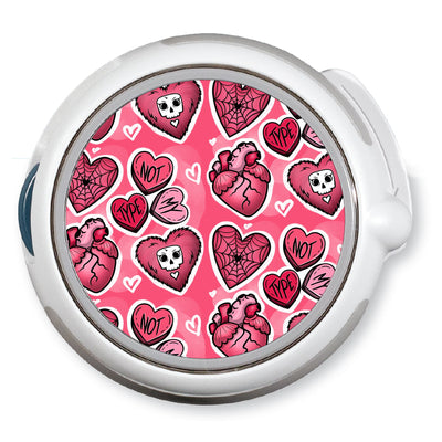 Hearts twiist™ Automated Insulin Delivery System Stickers - Pump Peelz Hearts twiist™ Automated Insulin Delivery System Stickers - Pump Peelz