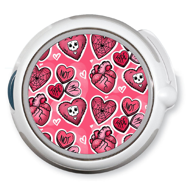 Hearts twiist™ Automated Insulin Delivery System Stickers - Pump Peelz Hearts twiist™ Automated Insulin Delivery System Stickers - Pump Peelz