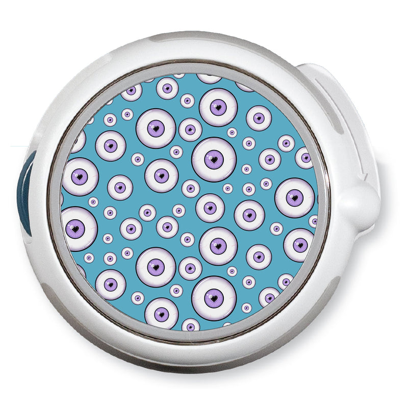 Eerie Eyes twiist™ Automated Insulin Delivery System Stickers - Pump Peelz Eerie Eyes twiist™ Automated Insulin Delivery System Stickers - Pump Peelz
