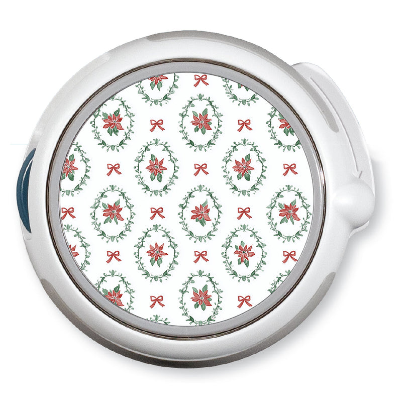 Poinsettia Parade twiist™ Automated Insulin Delivery System Stickers - Pump Peelz Poinsettia Parade twiist™ Automated Insulin Delivery System Stickers - Pump Peelz