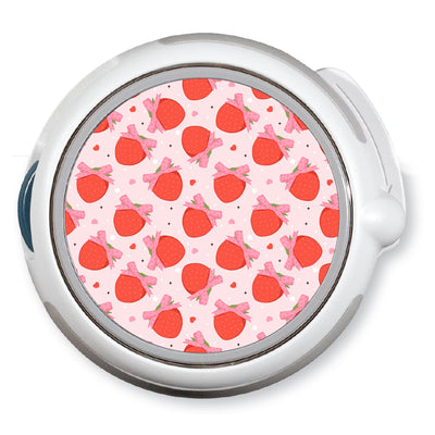 Strawberry Kisses twiist™ Automated Insulin Delivery System Stickers - Pump Peelz Strawberry Kisses twiist™ Automated Insulin Delivery System Stickers - Pump Peelz