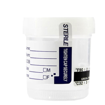 URINE SPECIMEN CONTAINER (WITH TEMPRATURE STRIP) URINE SPECIMEN CONTAINER (WITH TEMPRATURE STRIP)