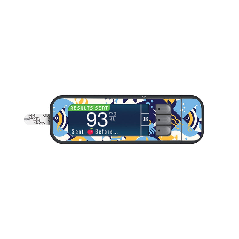 Underwater Abstract Sticker for Bayer Contour Next Glucometer Underwater Abstract Sticker for Bayer Contour Next Glucometer