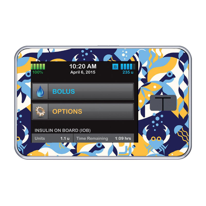 Underwater Abstract Sticker for Tandem t:slim Underwater Abstract Sticker for Tandem t:slim