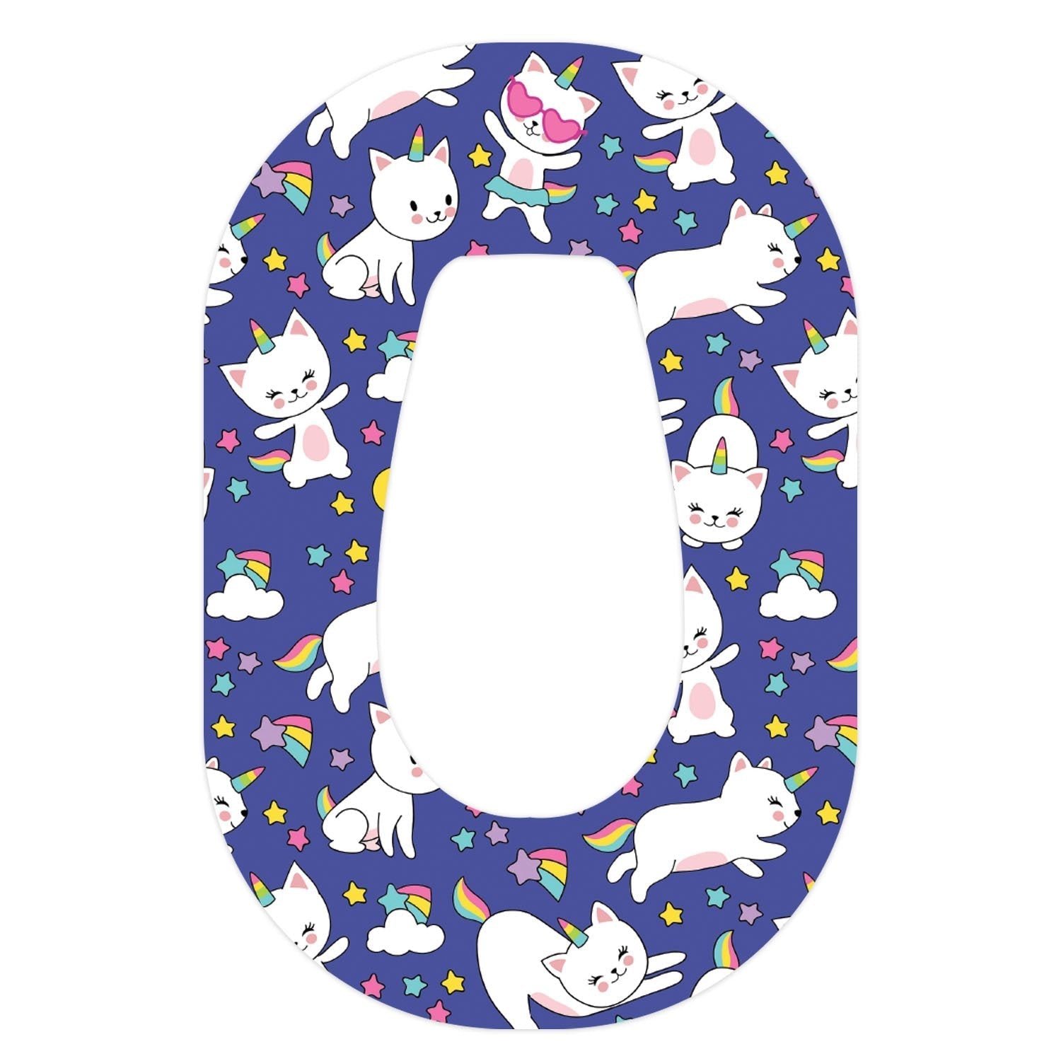 Unicorn Cats Dexcom G6 Patch Tape - Pump Peelz Unicorn Cats Dexcom G6 Patch Tape - Pump Peelz