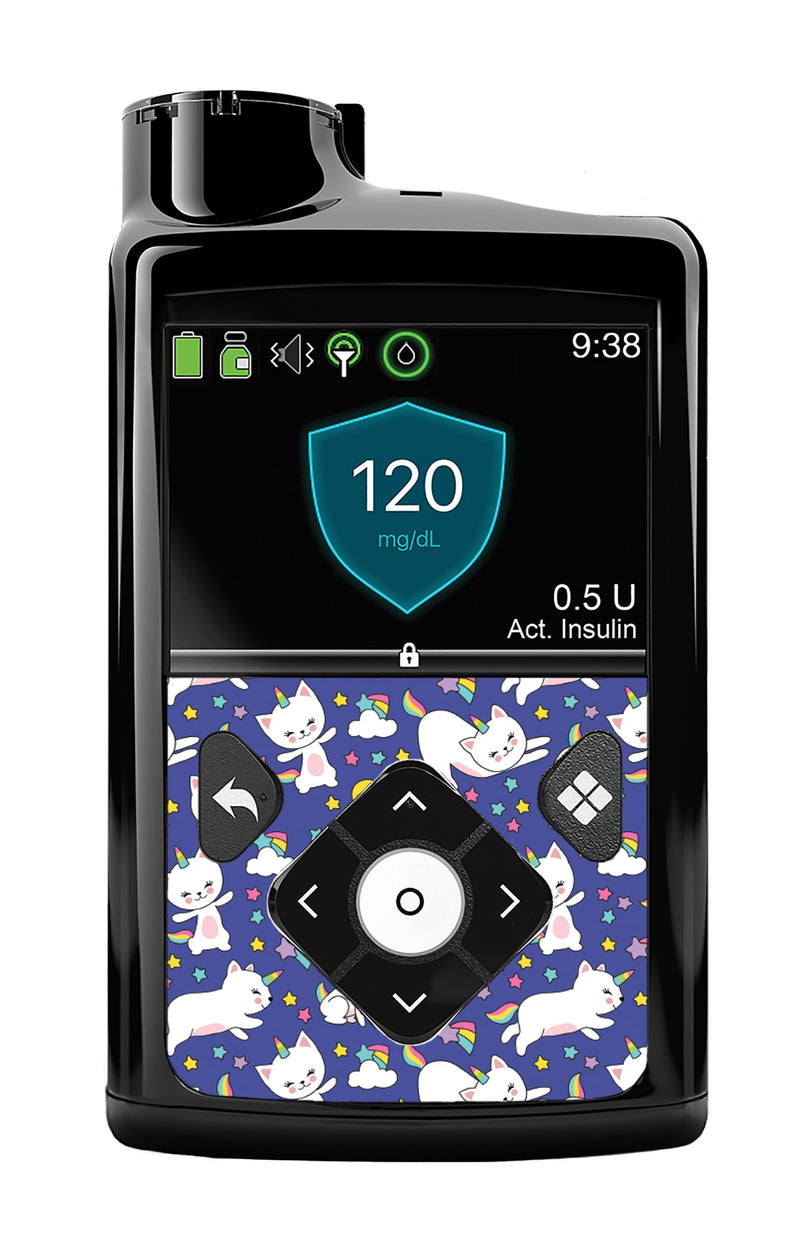 Unicorn Cats Sticker for Medtronic MiniMed 770G & 780G Unicorn Cats Sticker for Medtronic MiniMed 770G & 780G