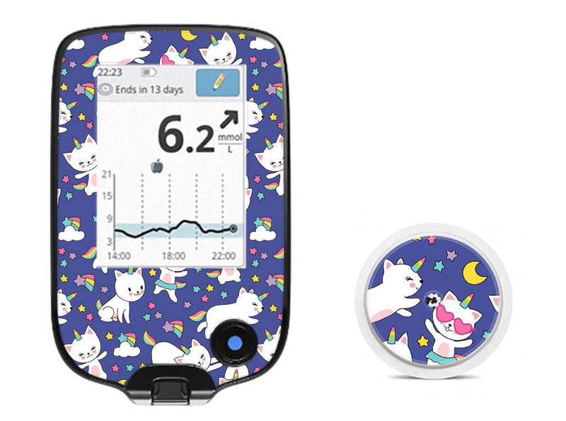 Unicorn Cats for Freestyle Libre 2 Unicorn Cats for Freestyle Libre 2