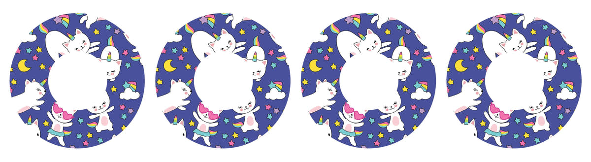 Unicorn Cats for Patch Freestyle Libre and Universal Infusion Set Tape Unicorn Cats for Patch Freestyle Libre and Universal Infusion Set Tape
