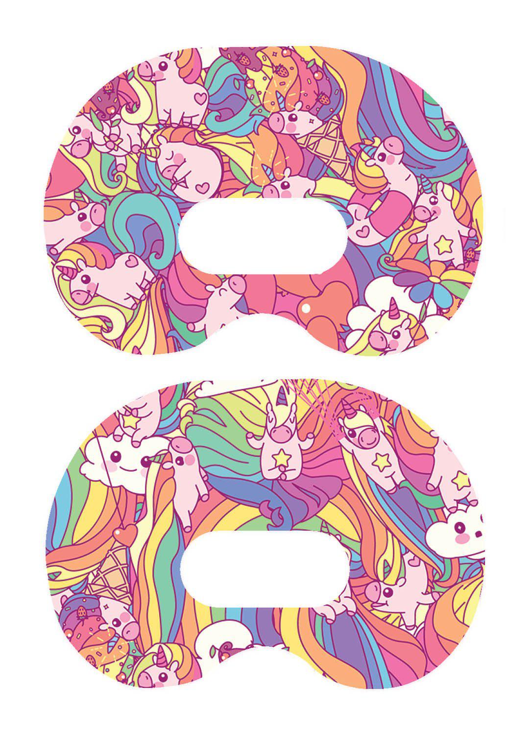Unicorn Swirls Medtronic Guardian Connect Patch Tape - Pump Peelz Unicorn Swirls Medtronic Guardian Connect Patch Tape - Pump Peelz