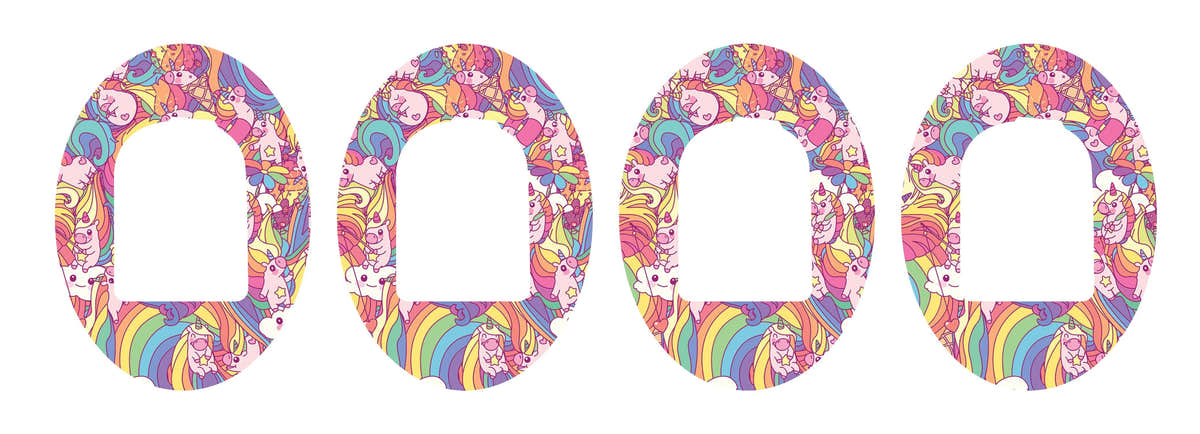 Unicorn Swirls Pod Patch Tape - Pump Peelz Unicorn Swirls Pod Patch Tape - Pump Peelz