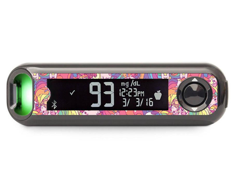 Unicorn Swirls for Bayer Contour© Next One Glucometer Unicorn Swirls for Bayer Contour© Next One Glucometer