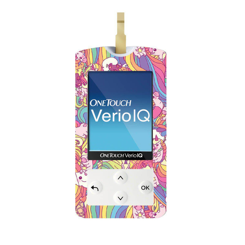 Unicorn Swirls for OneTouch Verio IQ Glucometer Unicorn Swirls for OneTouch Verio IQ Glucometer