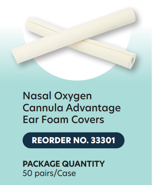 Dynarex Nasal Oxygen Cannula Advantage Ear Foam Covers (50 Pairs) Dynarex Nasal Oxygen Cannula Advantage Ear Foam Covers (50 Pairs)
