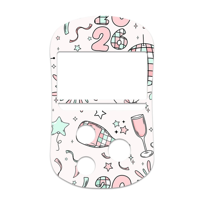 Cheers to '26 OneTouch Verio Flex Glucometer Sticker - Pump Peelz Cheers to '26 OneTouch Verio Flex Glucometer Sticker - Pump Peelz