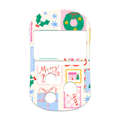 Holiday Greetings OneTouch Verio Flex Glucometer Sticker - Pump Peelz Holiday Greetings OneTouch Verio Flex Glucometer Sticker - Pump Peelz