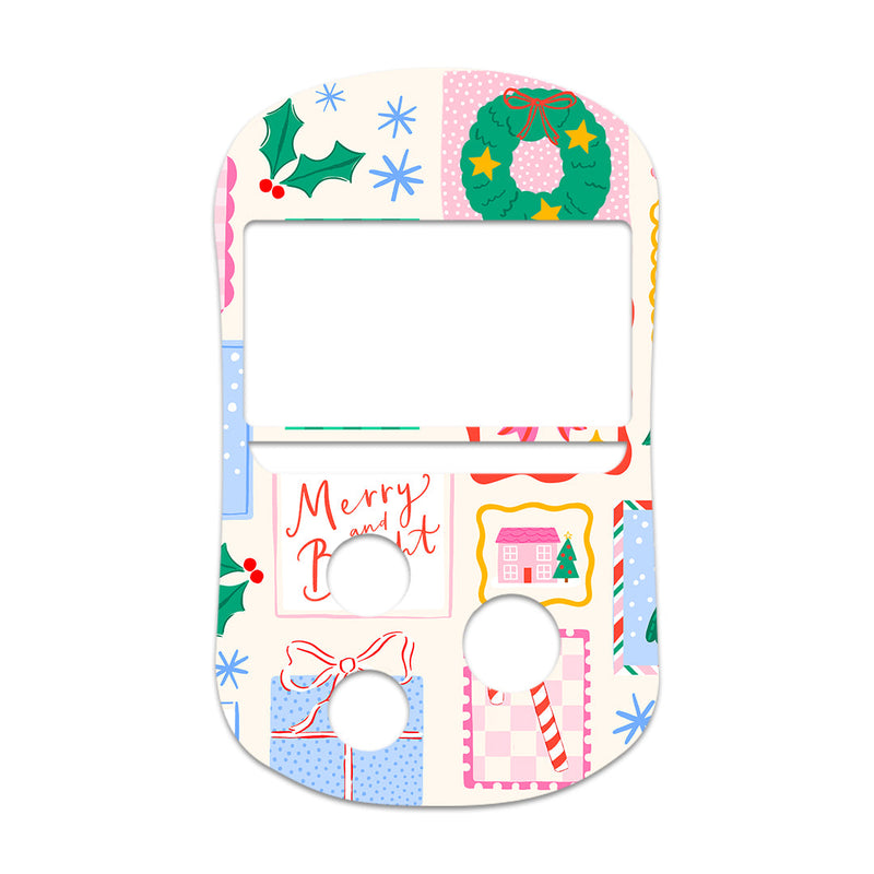 Holiday Greetings OneTouch Verio Flex Glucometer Sticker - Pump Peelz Holiday Greetings OneTouch Verio Flex Glucometer Sticker - Pump Peelz