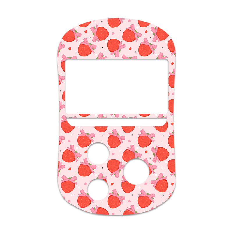Strawberry Kisses OneTouch Verio Flex Glucometer Sticker - Pump Peelz Strawberry Kisses OneTouch Verio Flex Glucometer Sticker - Pump Peelz