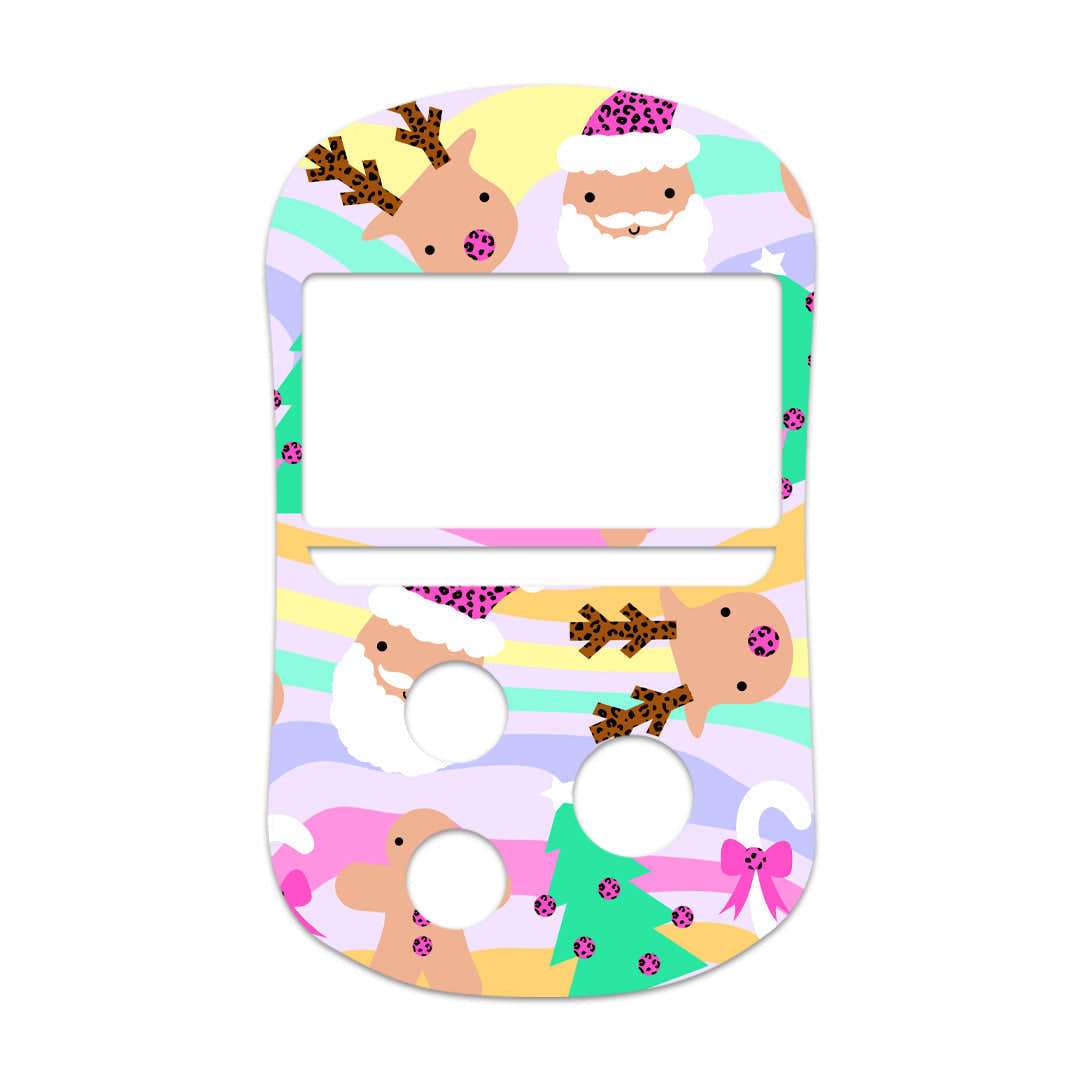 Christmas Pastel Sticker for OneTouch Verio Flex Glucometer Christmas Pastel Sticker for OneTouch Verio Flex Glucometer