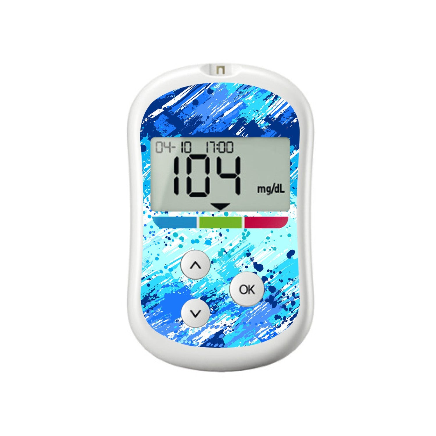 Beta Blue Sticker for OneTouch Verio Flex Glucometer Beta Blue Sticker for OneTouch Verio Flex Glucometer