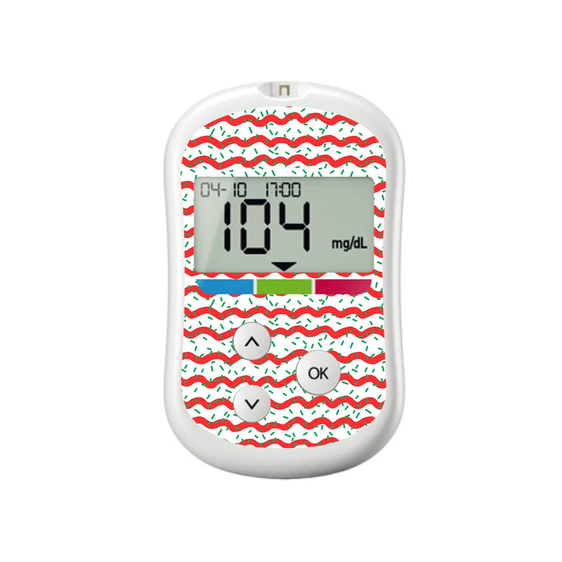 Christmas Icing OneTouch Verio Flex Glucometer Sticker - Pump Peelz Christmas Icing OneTouch Verio Flex Glucometer Sticker - Pump Peelz