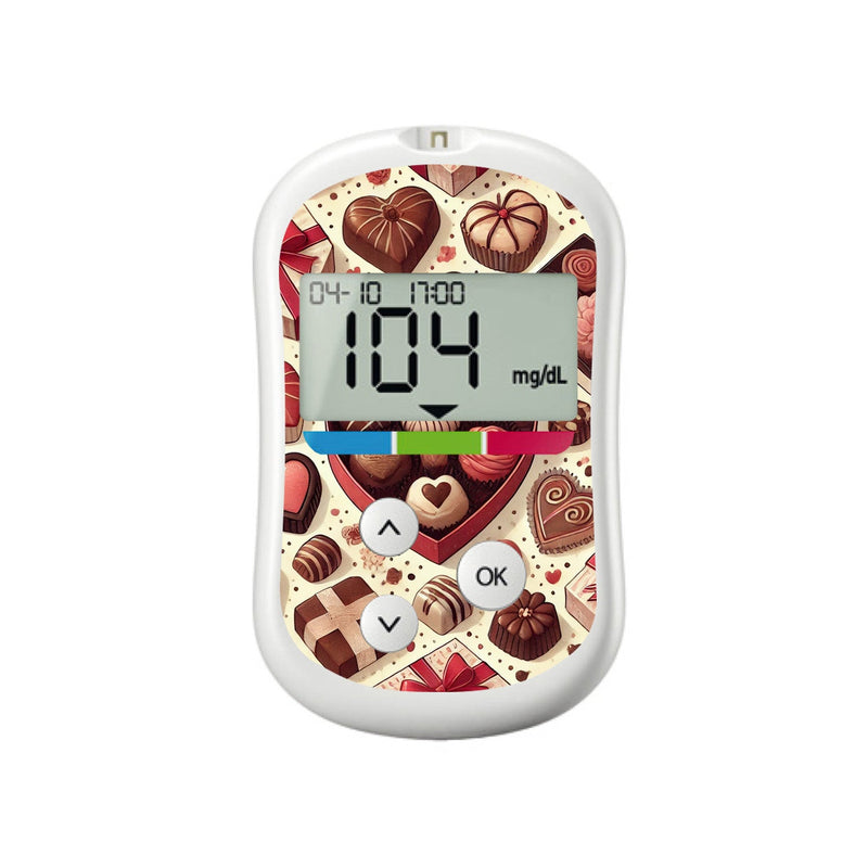 Chocolate Love for OneTouch Verio Flex Glucometer Chocolate Love for OneTouch Verio Flex Glucometer