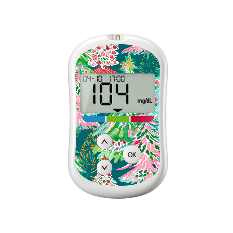 Festive Forest OneTouch Verio Flex Glucometer Sticker - Pump Peelz Festive Forest OneTouch Verio Flex Glucometer Sticker - Pump Peelz