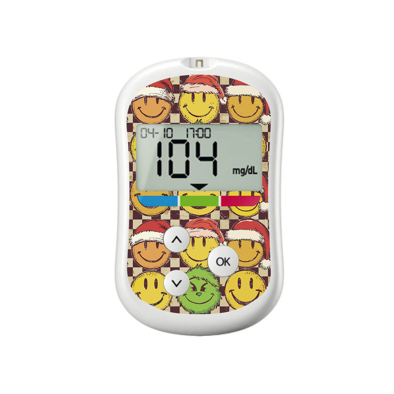 Merry Mischief OneTouch Verio Flex Glucometer Sticker - Pump Peelz Merry Mischief OneTouch Verio Flex Glucometer Sticker - Pump Peelz