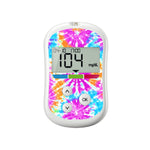 Neon Tie Dye for OneTouch Verio Flex Glucometer Neon Tie Dye for OneTouch Verio Flex Glucometer